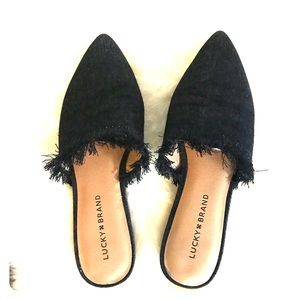Lucky Brand slip-on mules